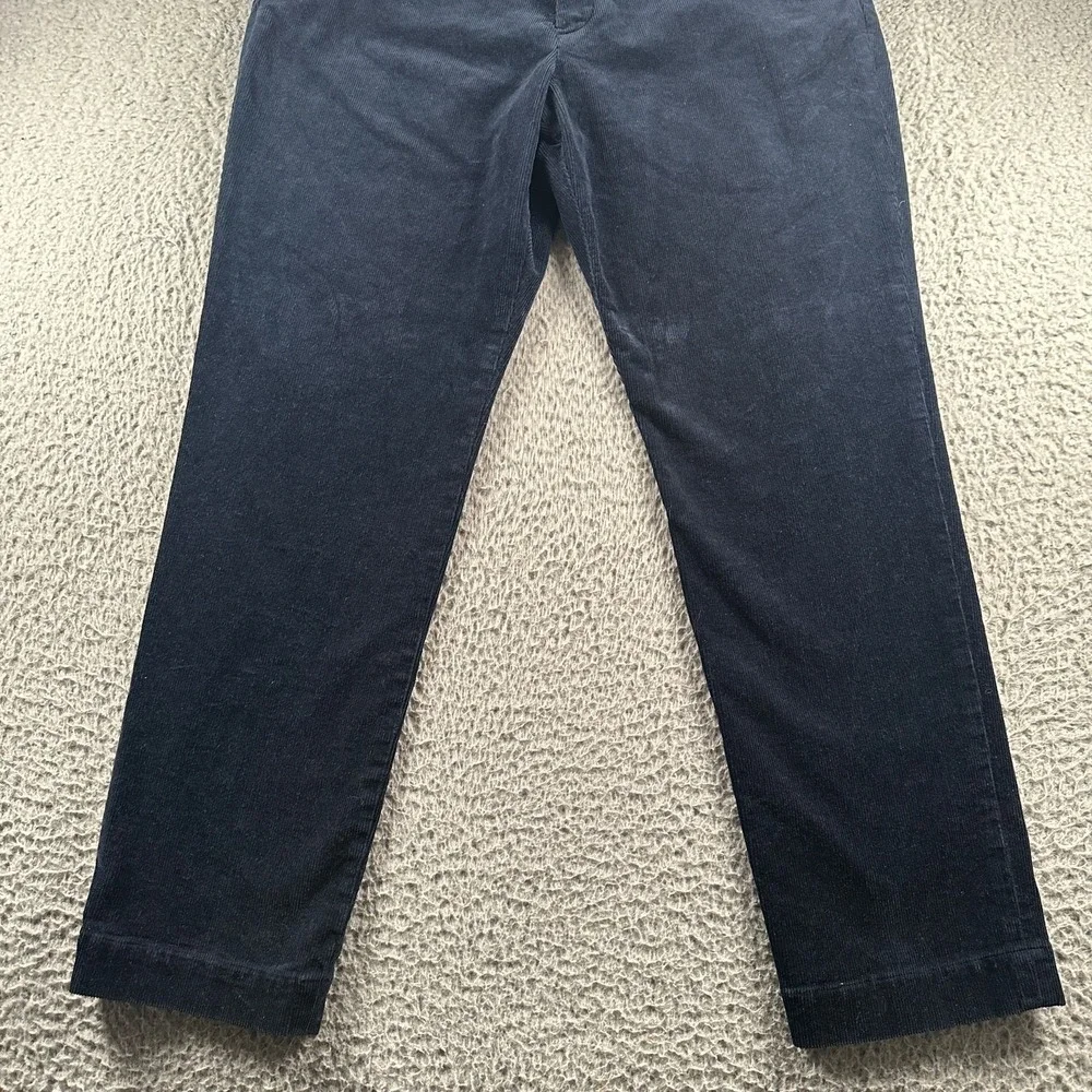 Polo Ralph Lauren Pants Mens 40x32 Slim‎ Fit Navy Corduroy Straight Leg Chino